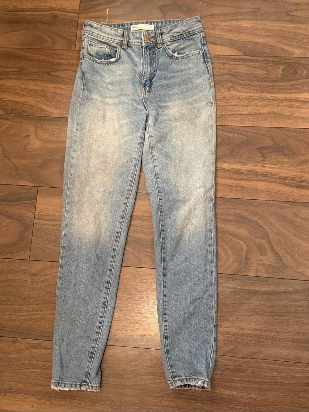 Zara Light Blue Skinny Jeans
